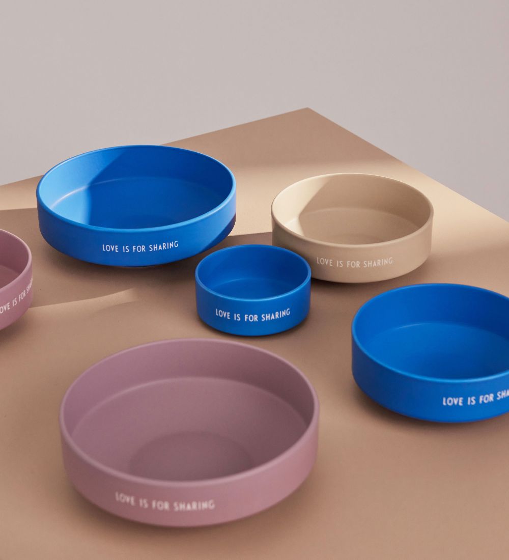 Design Letters Skål - Favorite Bowl - Medium - Cobalt Blue