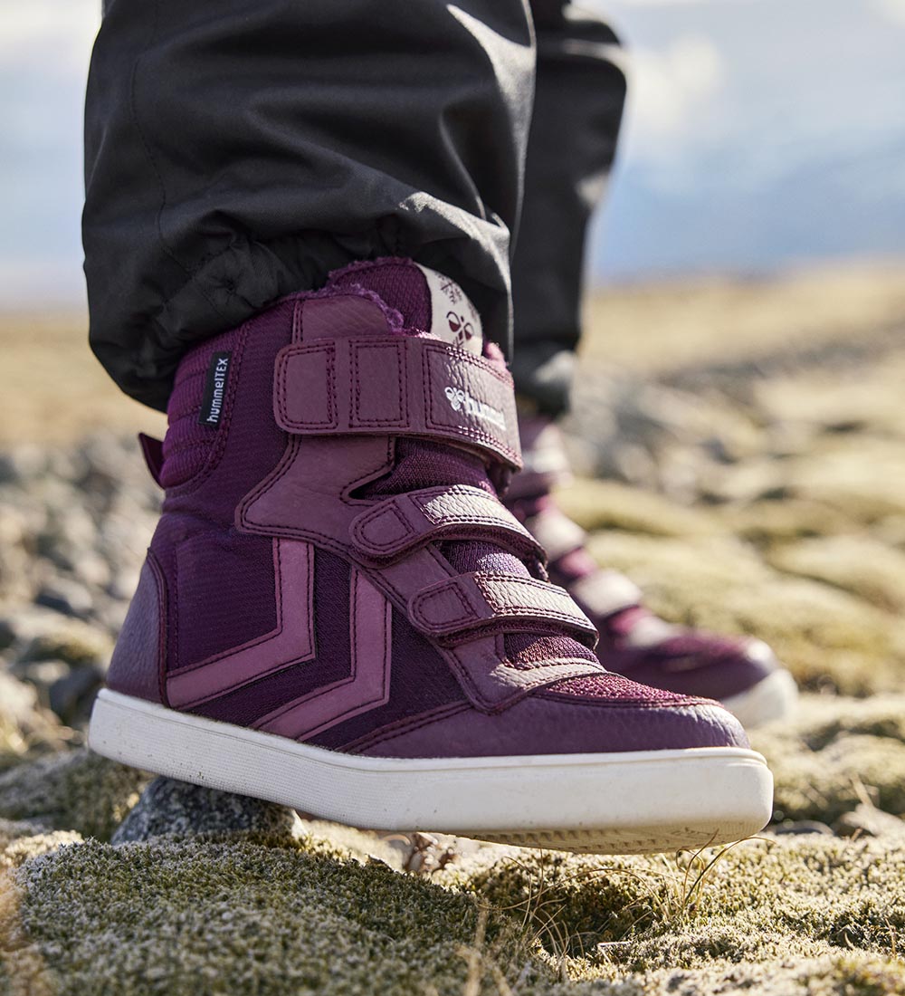 Hummel Vinterstøvle - Stadil Super Poly Tex Jr - Windsor Wine