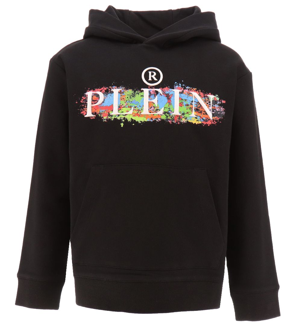 Philipp Plein Hættetrøje - Sort m. Logo/Print