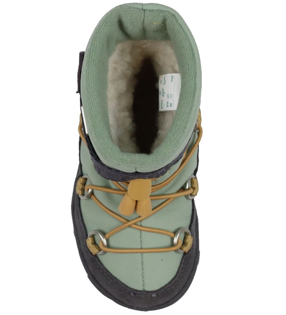 Affenzahn Vinterstøvler - Snowboot Econyl - Grå/Grøn