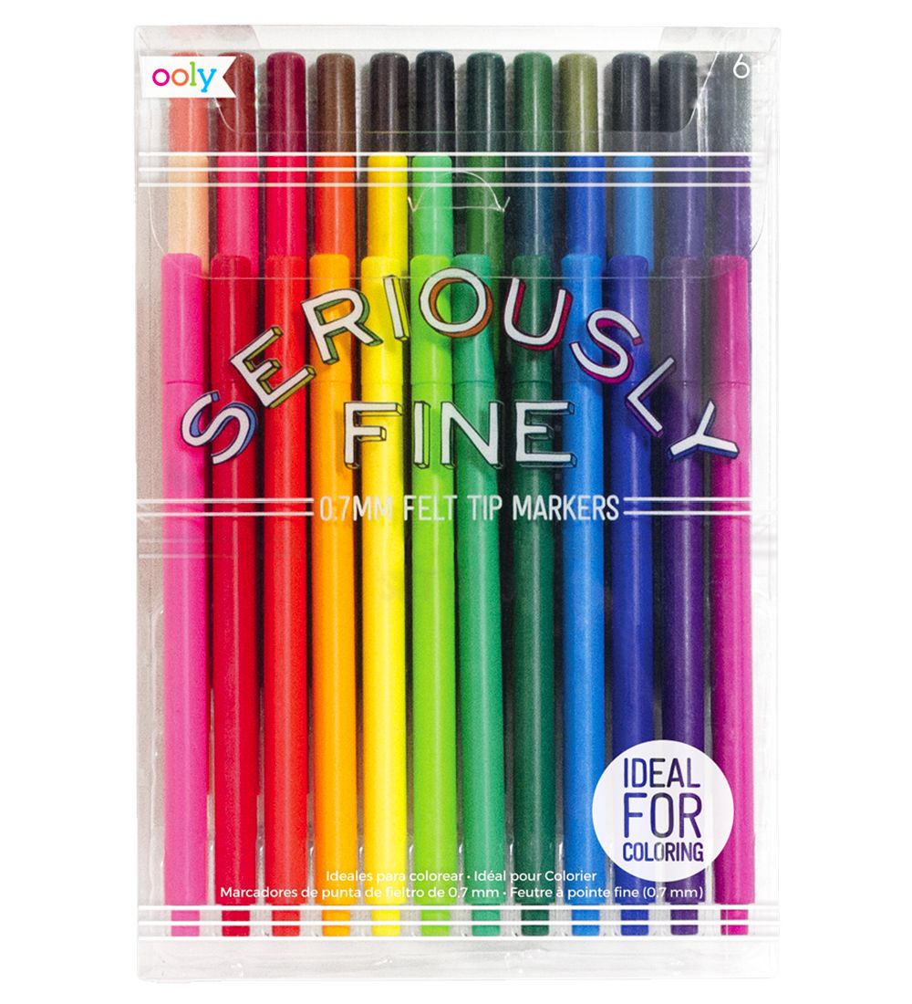 Ooly Tuscher - 36 Stk - Seriously Fine Felt Tip Markers