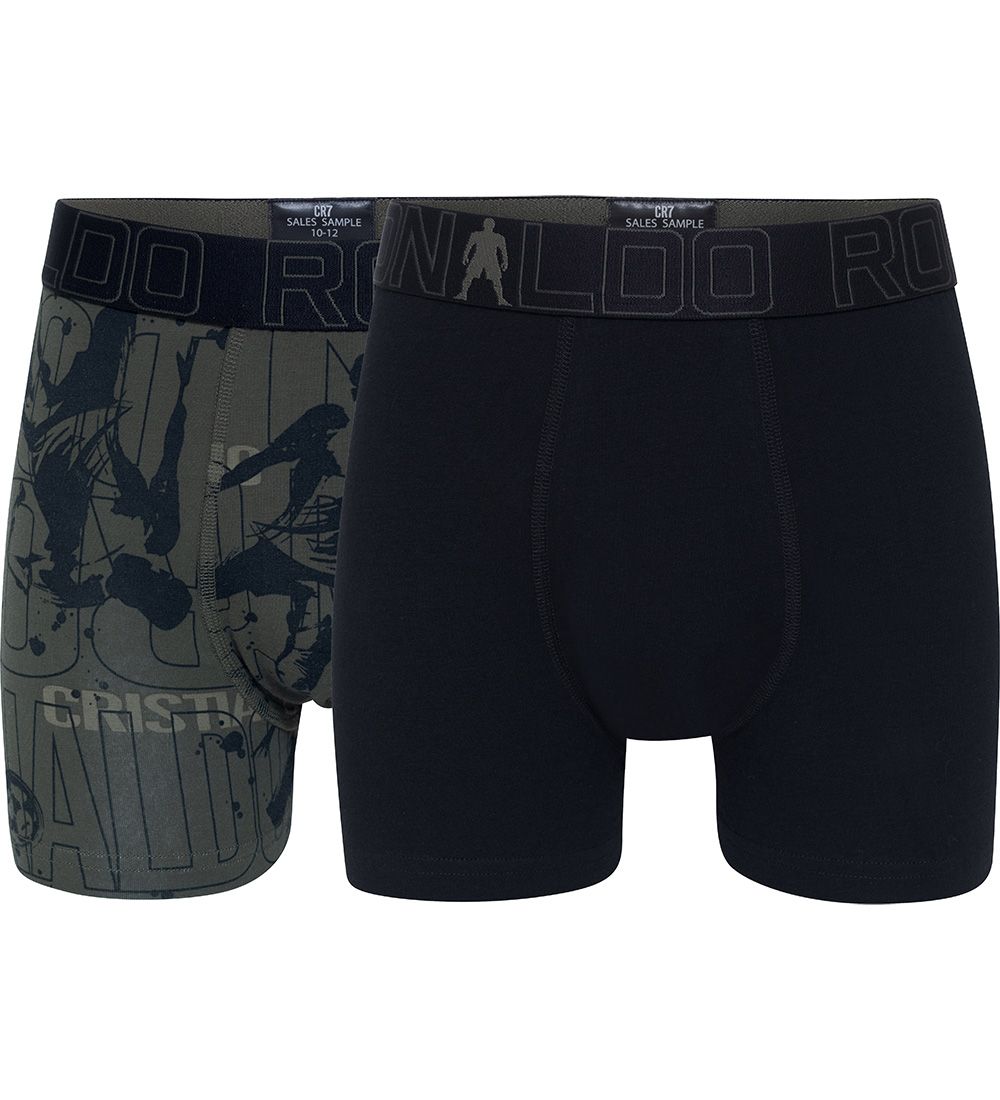 Ronaldo Boxershorts - 2-pak - Sort/Grøn