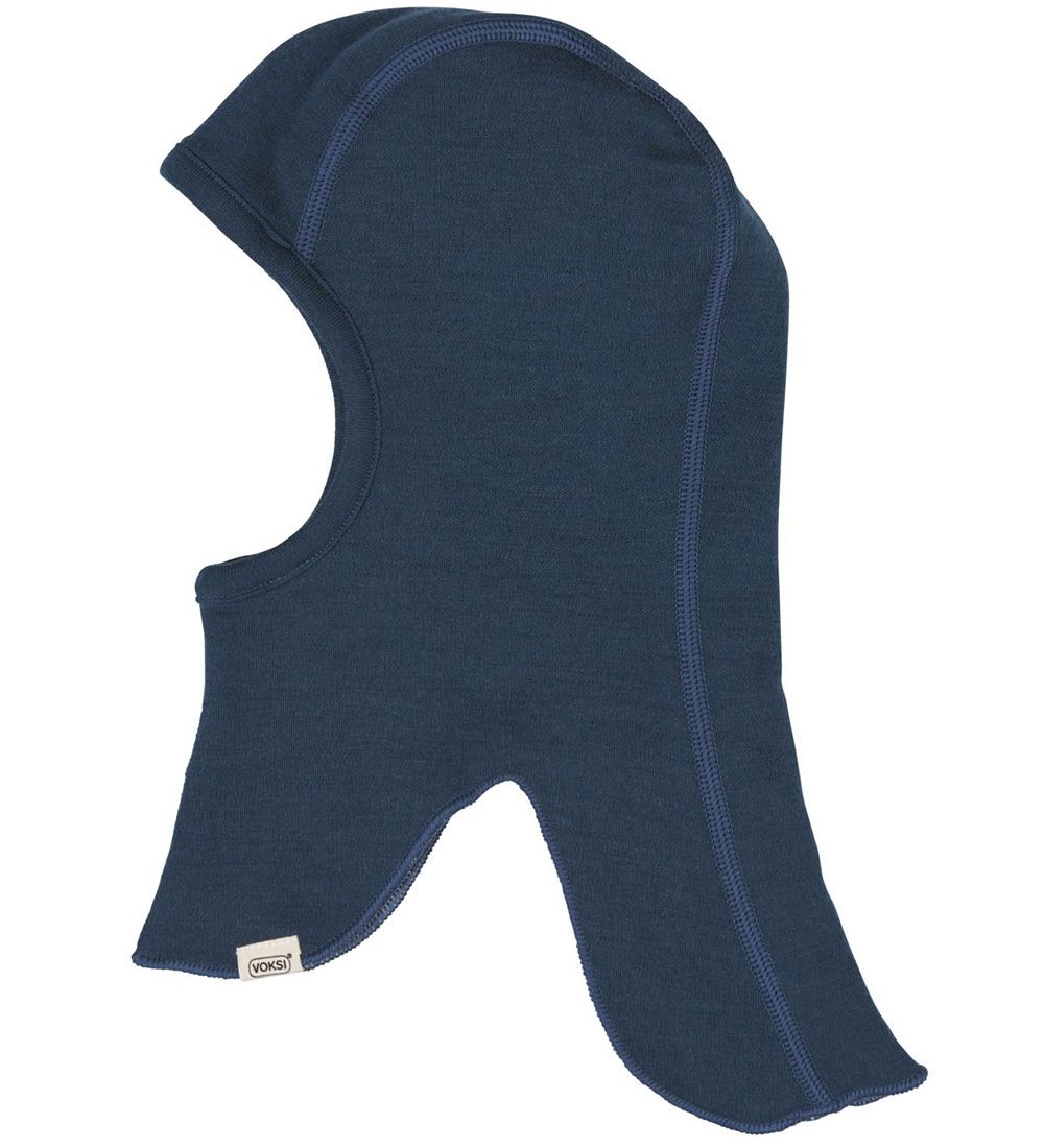 Voksi Elefanthue - Uld - 2-lags - Vendbar - Poppy Blue
