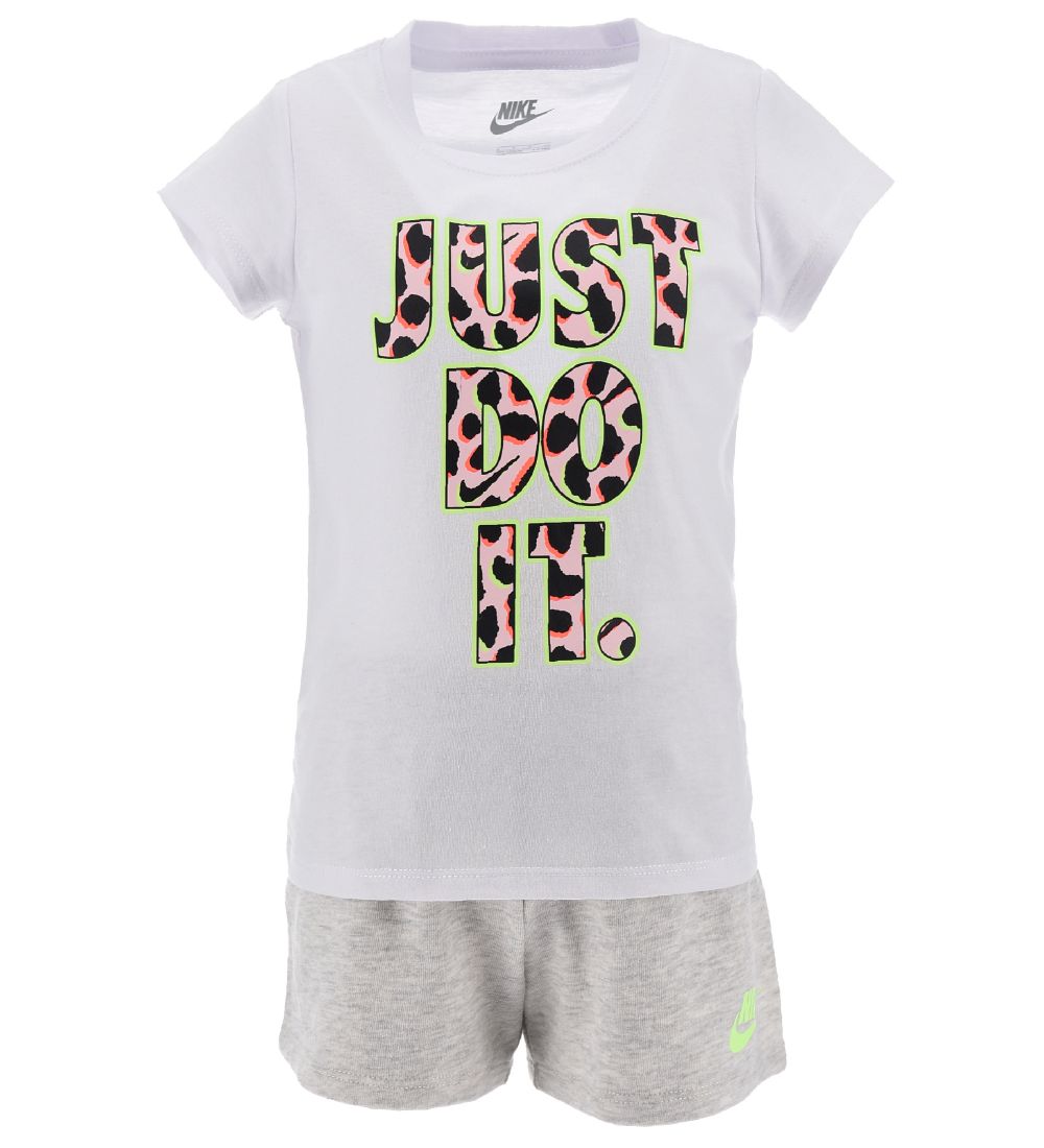 Nike Shortssæt - Grey Heather