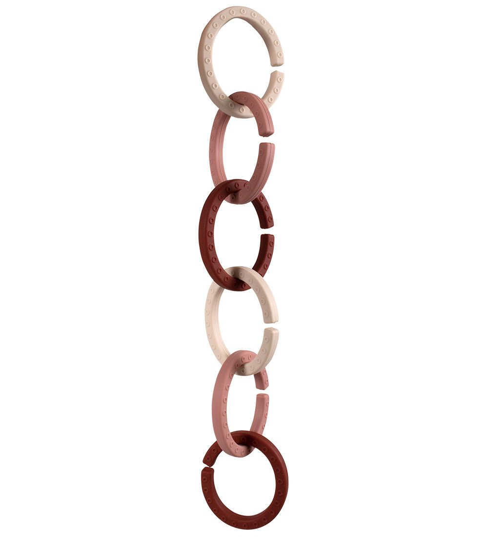 Filibabba Ophængsringe - 6-pak - Rose