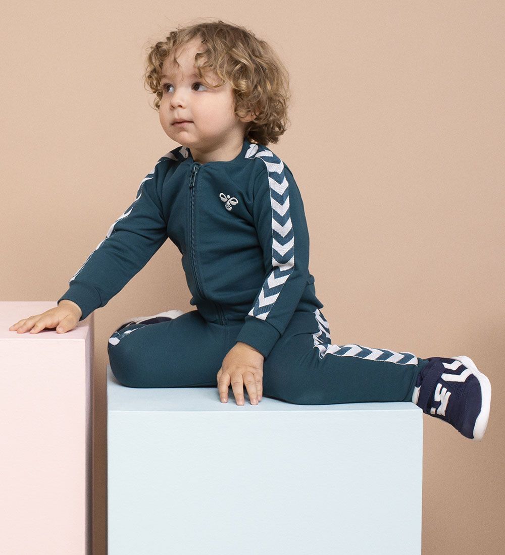 Hummel Sweatsæt - HmlBille - Deep Teal