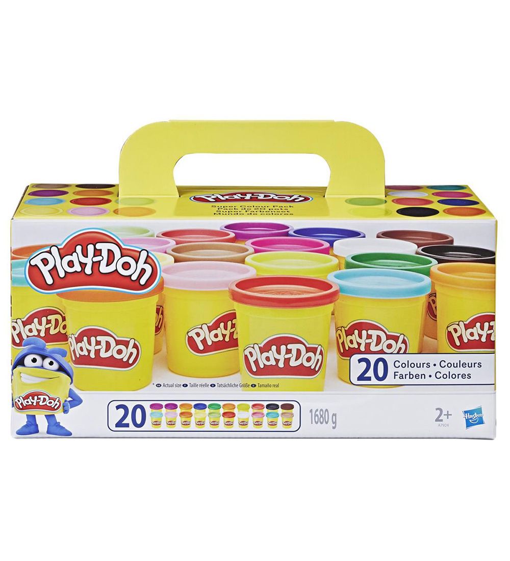 Play-Doh Modellervoks - Super Colour Pack - 20 stk