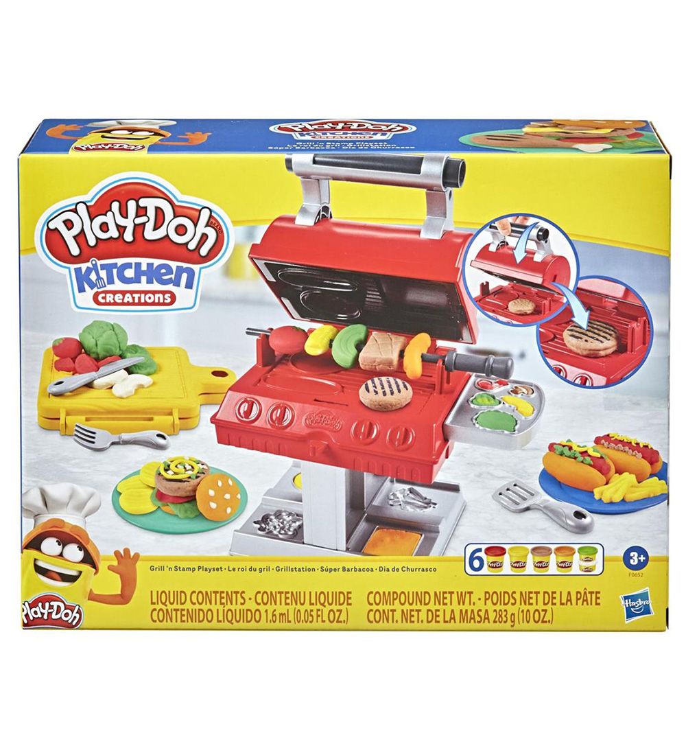 Play-Doh Modellervoks - Kitchen Creations - Grill 'N Stamp