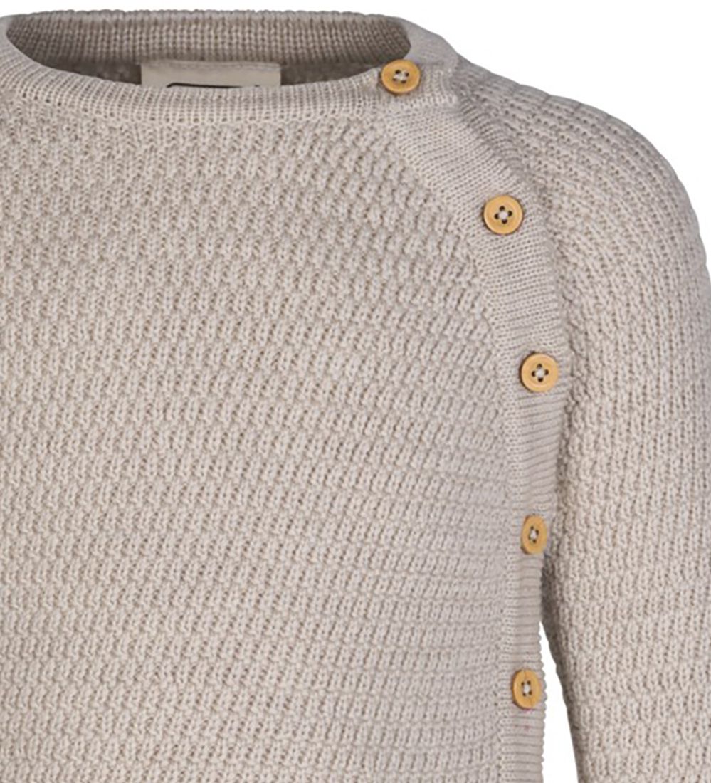 Voksi Cardigan - Uld - Seashell Sand