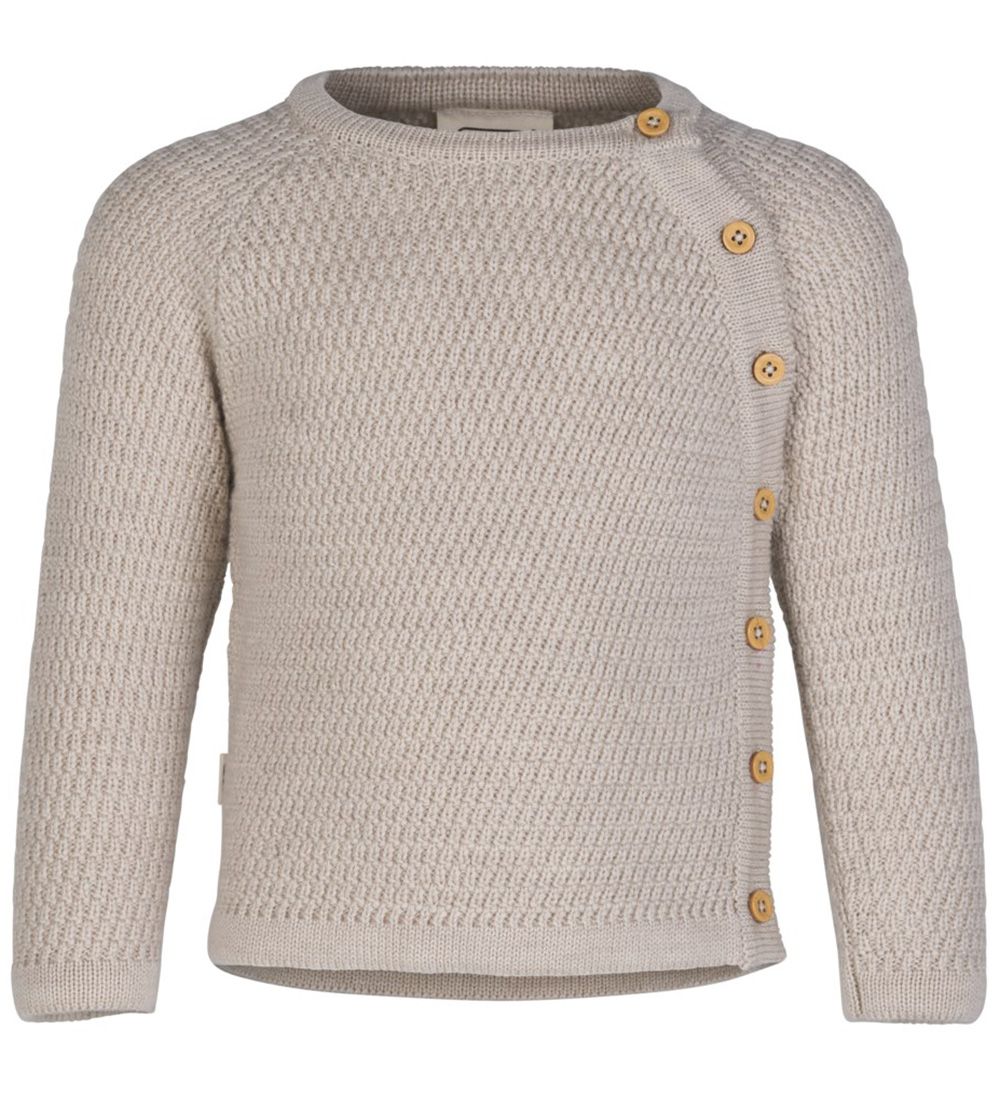 Voksi Cardigan - Uld - Seashell Sand