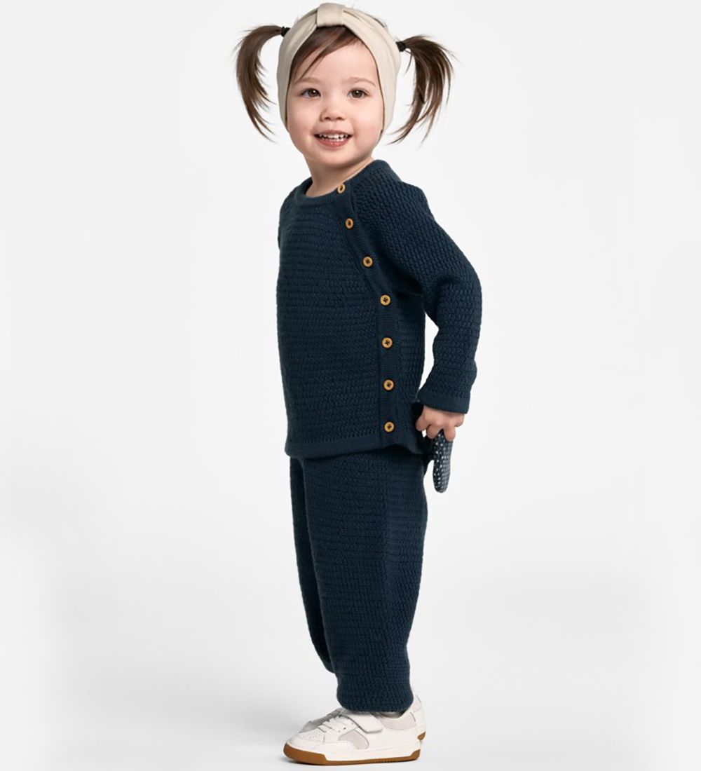 Voksi Bukser - Uld - Poppy Blue