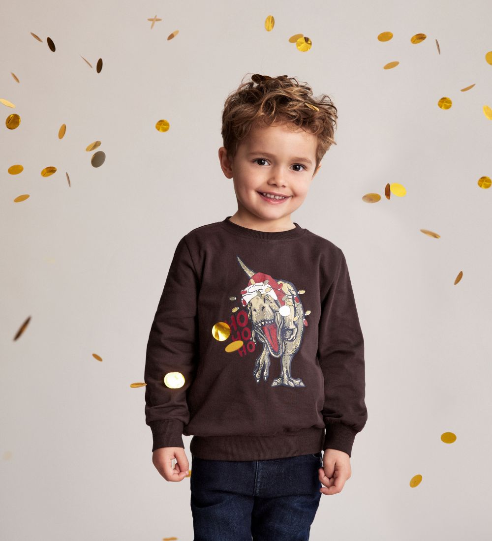 Minymo Sweatshirt m. Lyd - Java m. Juledino