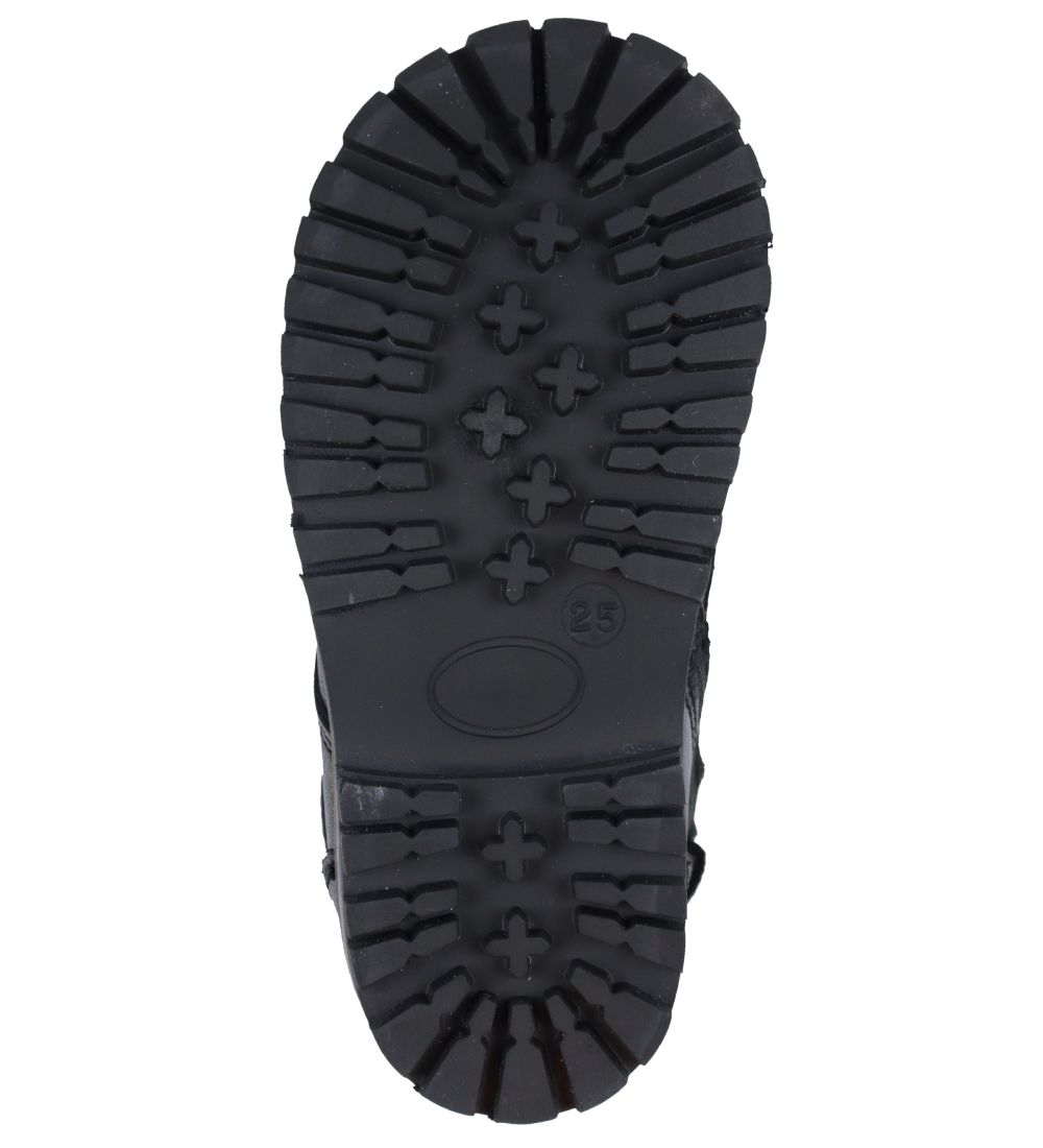 Pom Pom Vinterstøvler - Lace Boot Tex - Med For - Black