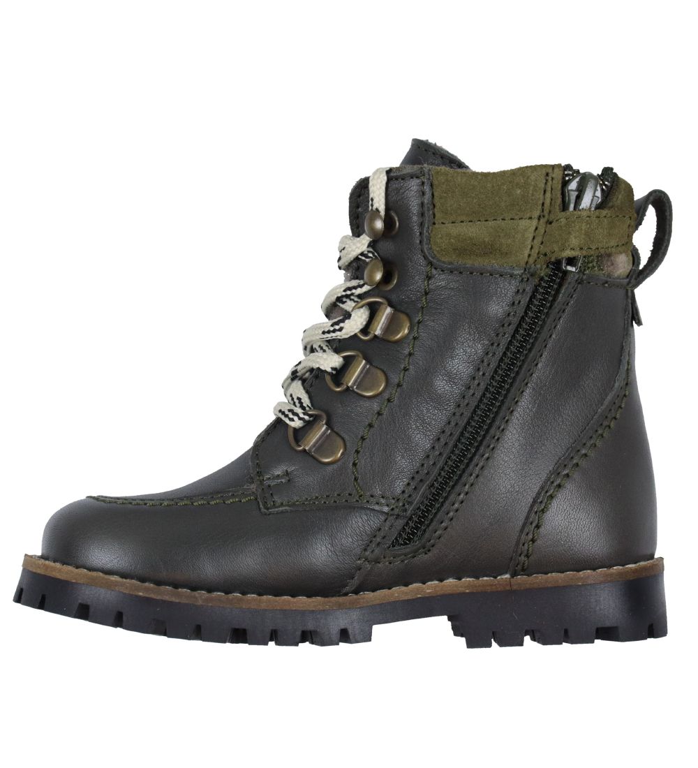Pom Pom Vinterstøvler - Lace Boot Tex - Dark Pine