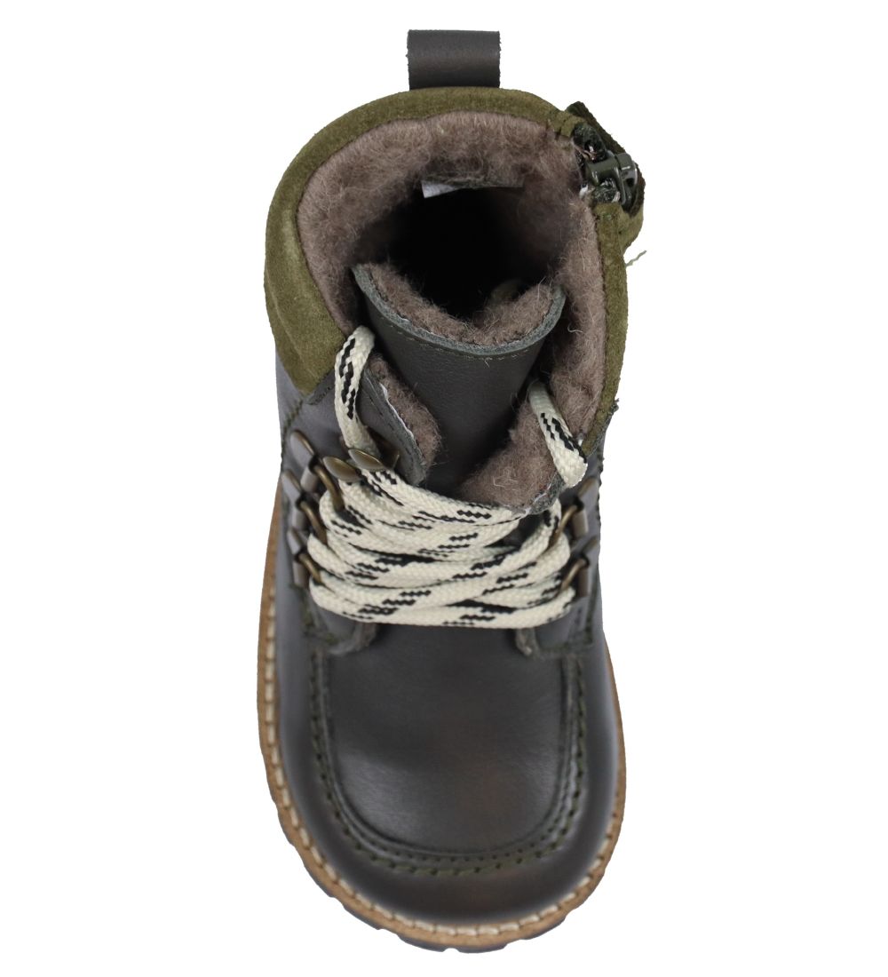 Pom Pom Vinterstøvler - Lace Boot Tex - Dark Pine