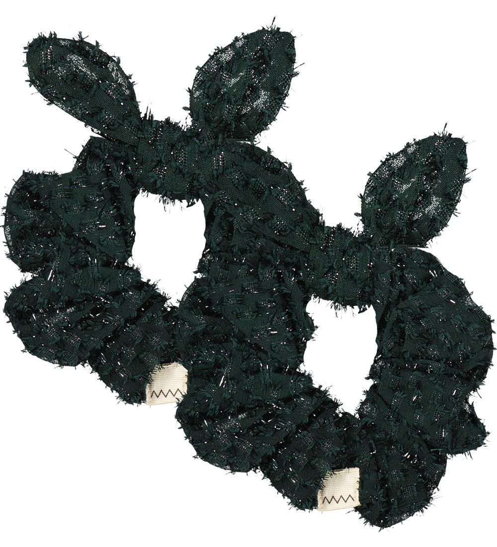 MarMar Scrunchies - Agata - 2-pak - Dark Leaf