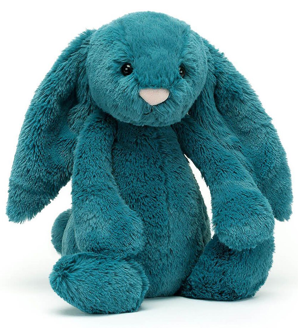 Jellycat Bamse - Medium - 31x12 cm - Bashful Mineral Blue Bunny