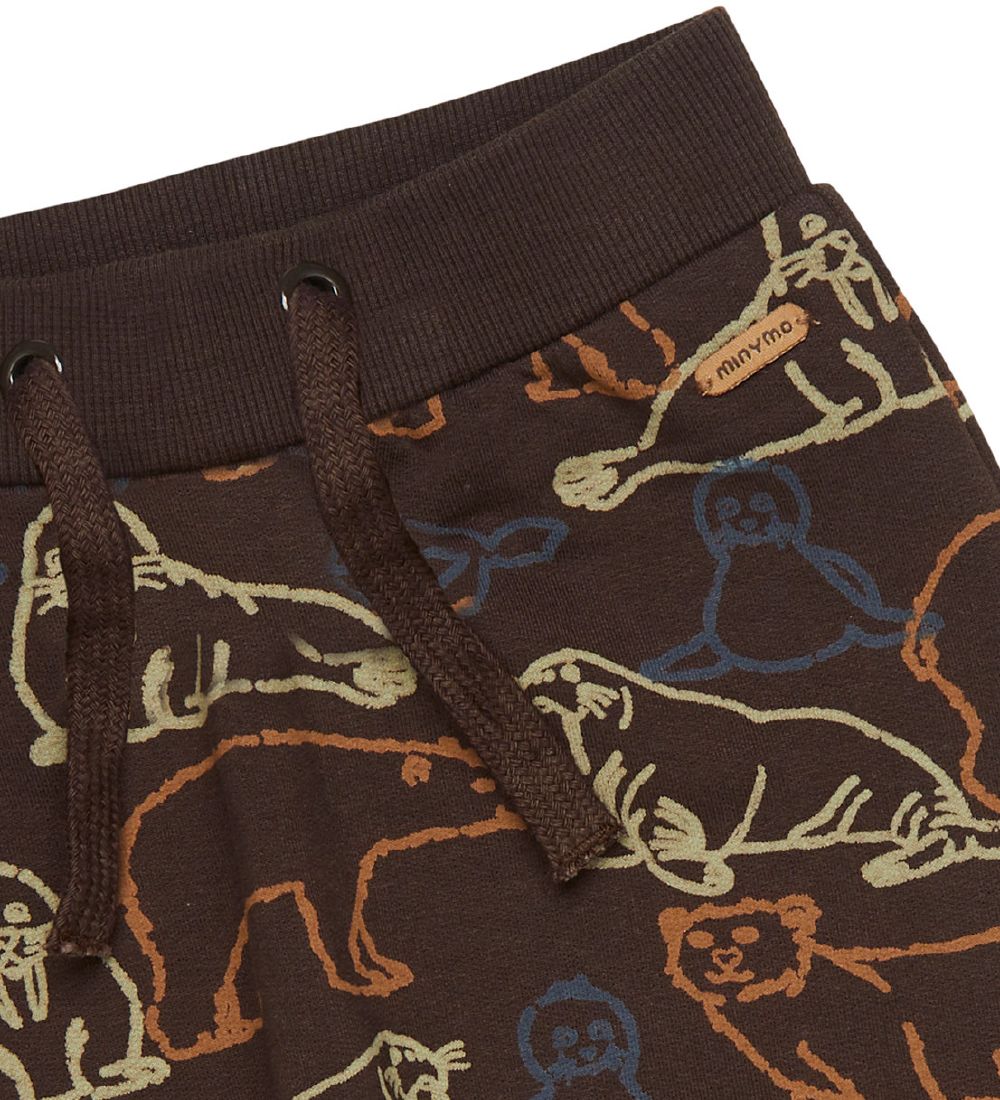 Minymo Sweatpants - Java m. Hvalros