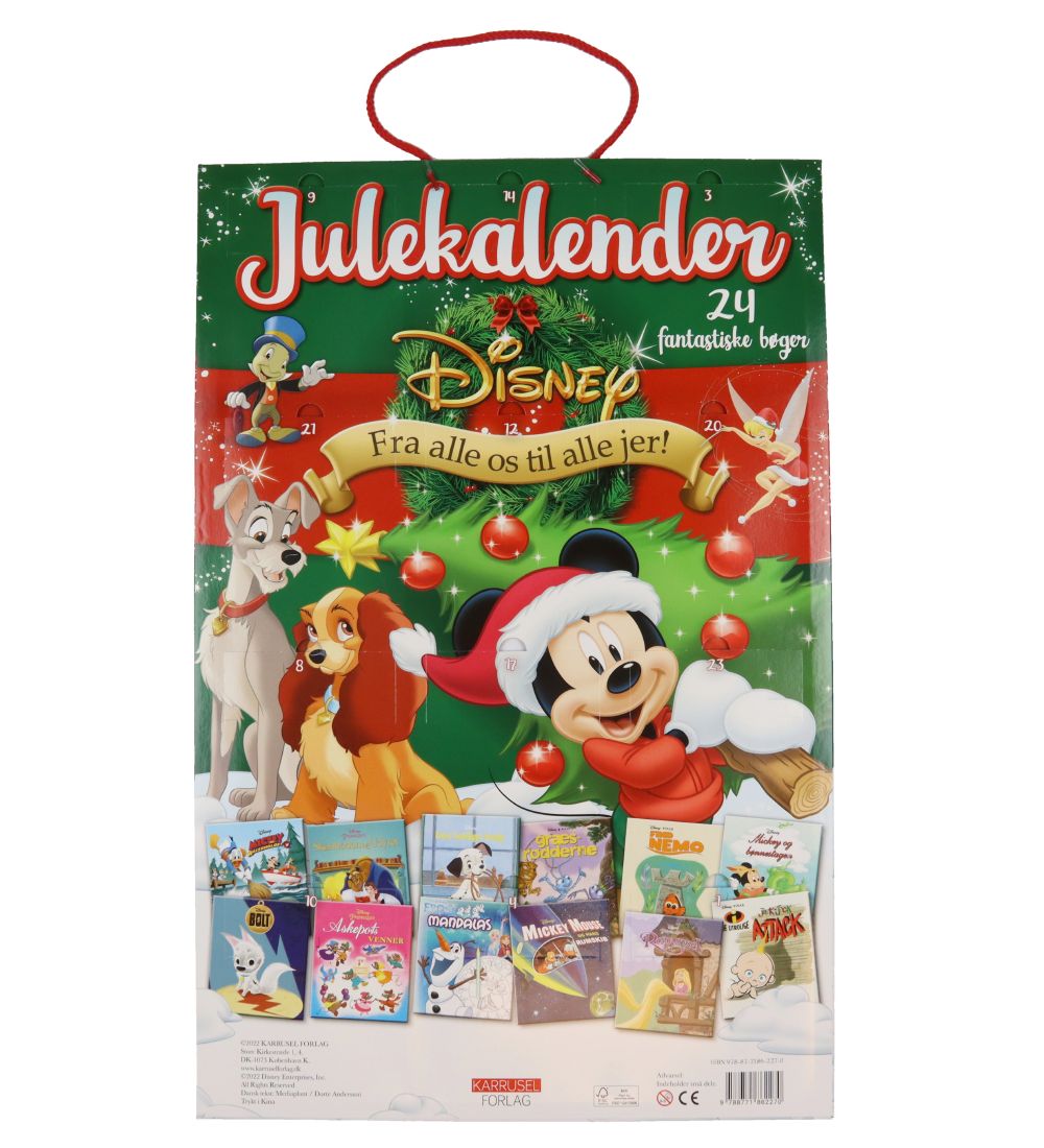 Karrusel Forlag Julekalender - Disney - 24 Bøger