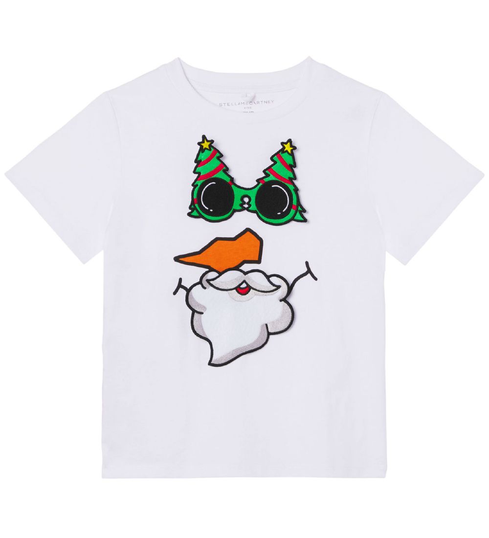 Stella McCartney Kids T-shirt - Hvid m. Snemand