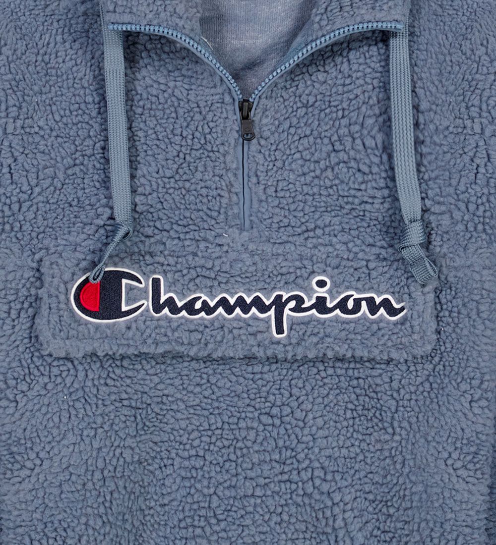 Champion Fashion Hættetrøje - Plys - Blå
