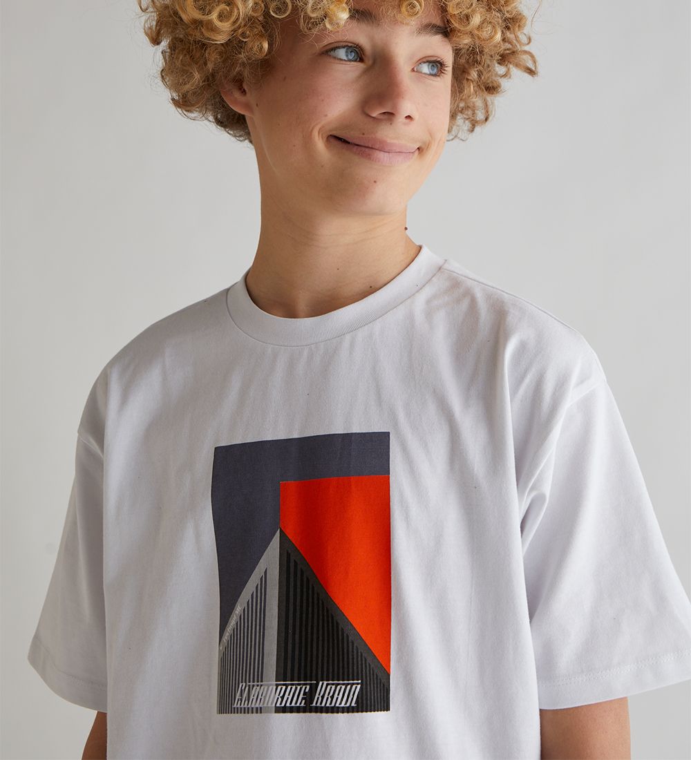 Grunt T-shirt - Alberto - Hvid