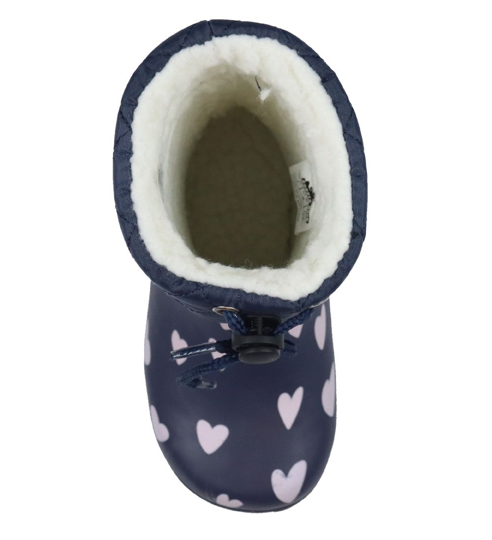 Rubber Duck Termostøvler - Flash Hearts - Navy