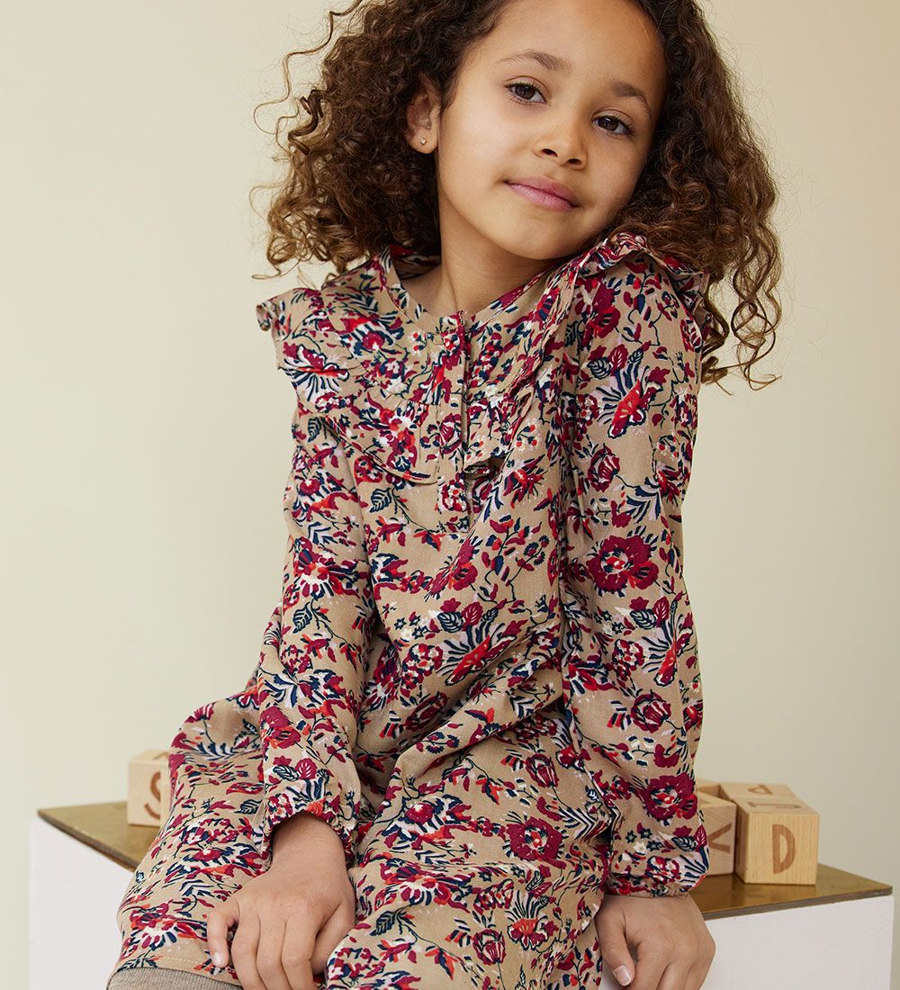 Noa Noa miniature Kjole - Mini Girl Alva - Brown/Red