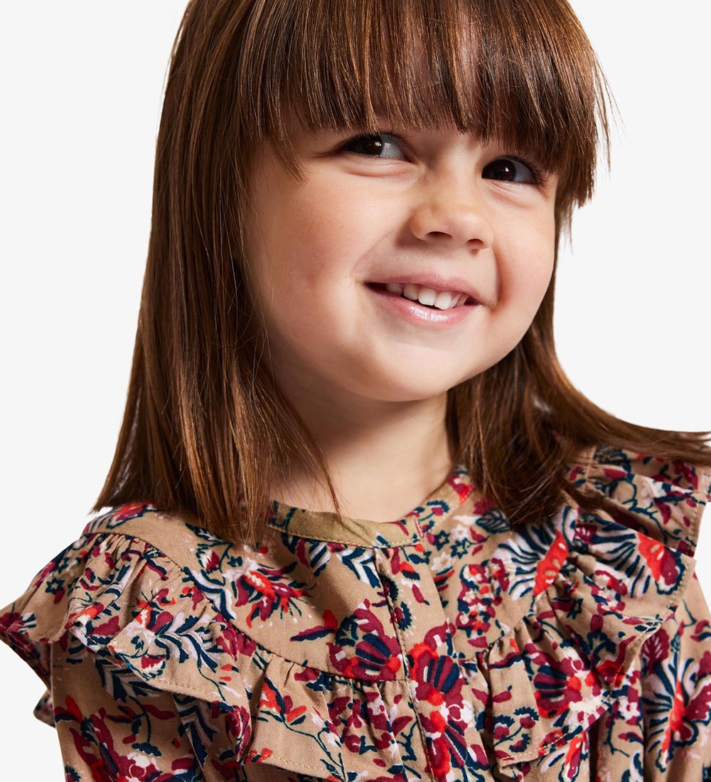 Noa Noa miniature Kjole - Mini Girl Alva - Brown/Red
