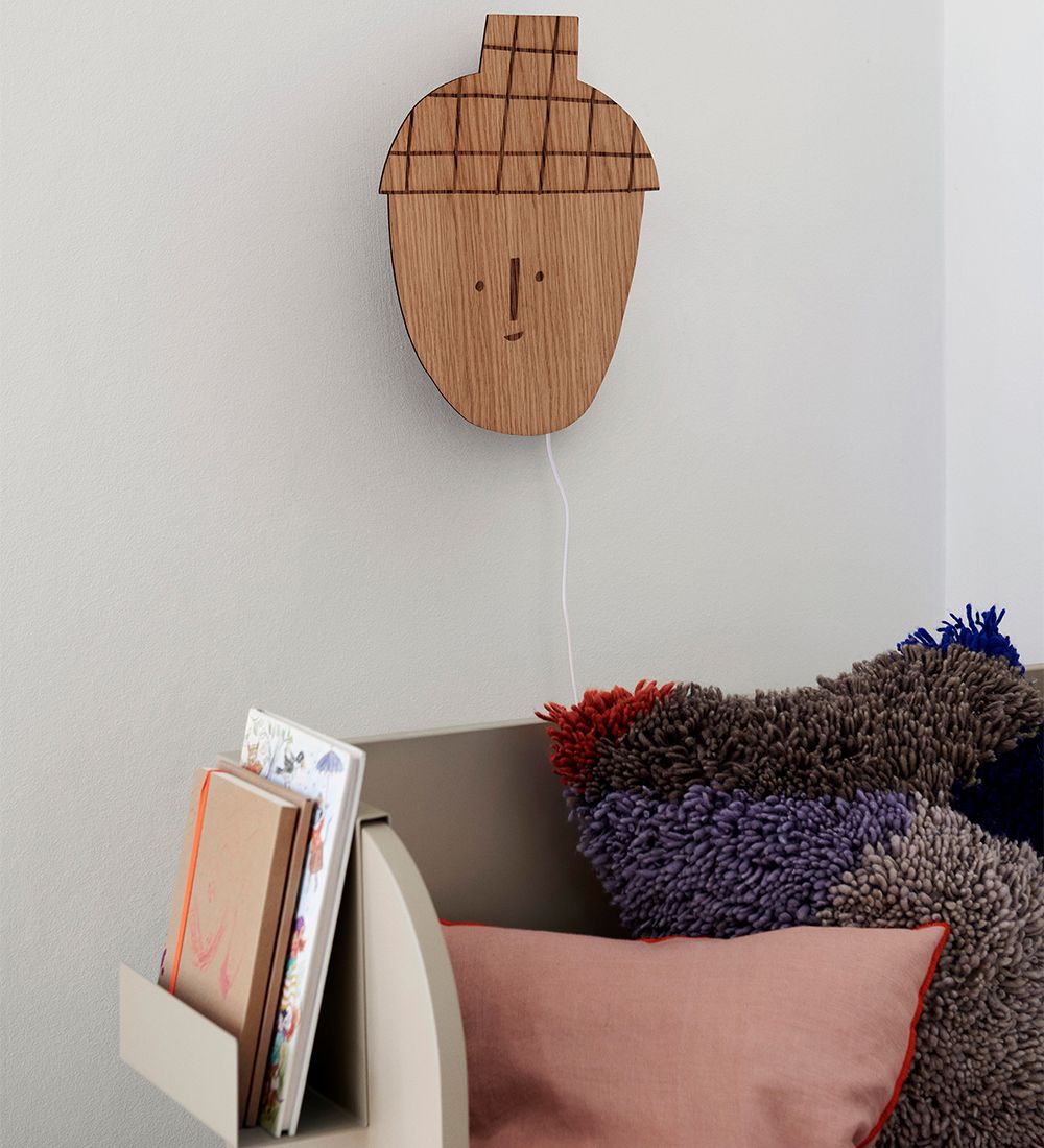 Ferm Living Lampe - Acorn Lamp - Oiled Oak