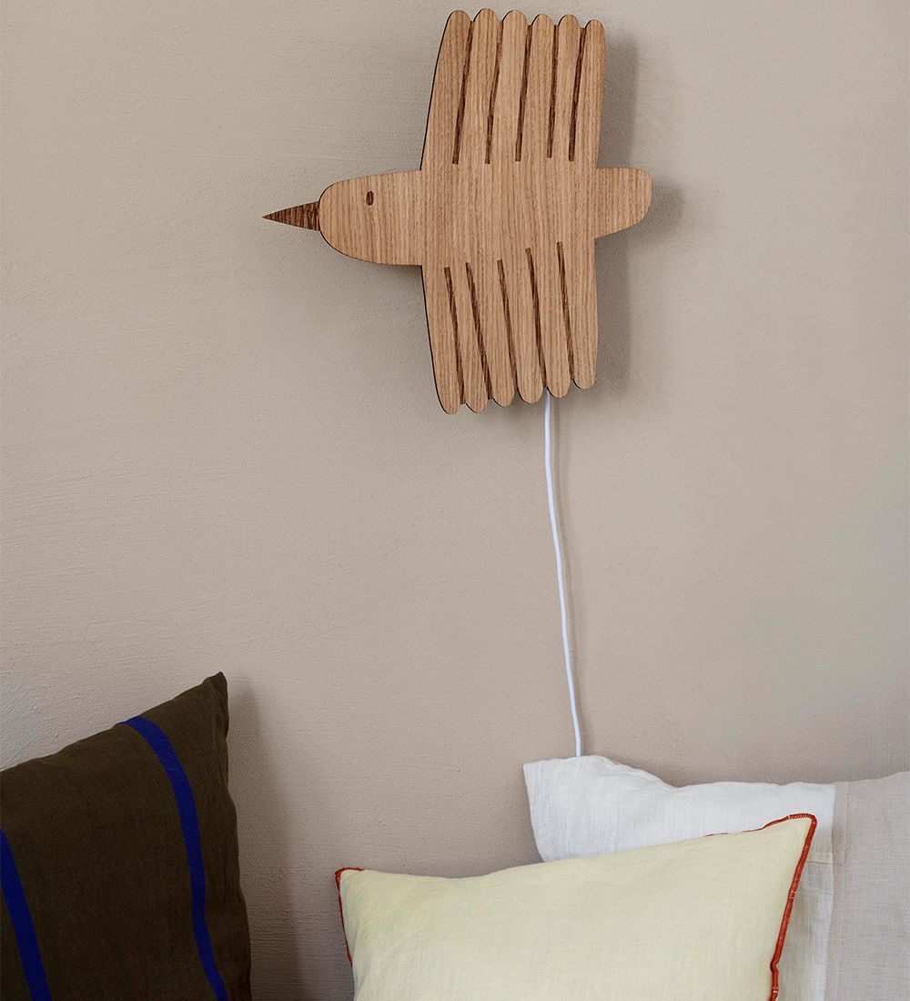 Ferm Living Lampe - Bird Lamp - Oiled Oak