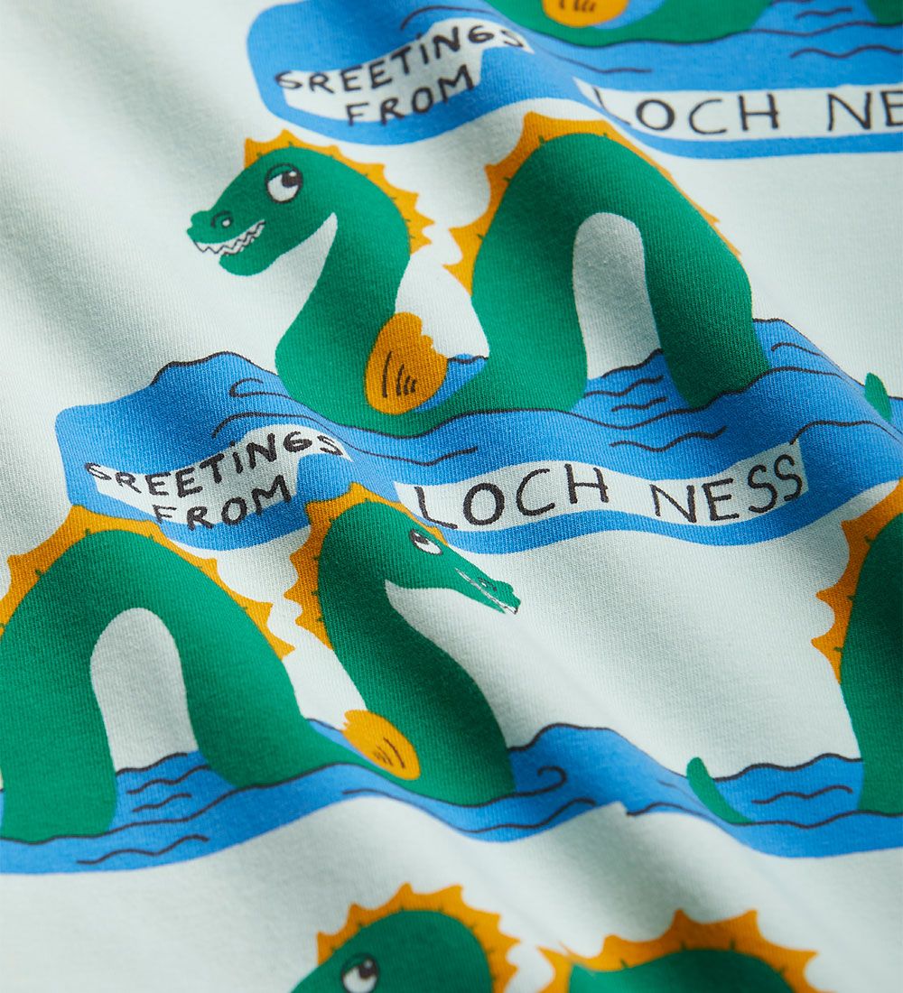 Mini Rodini Leggings - Loch Ness AOP - Grn