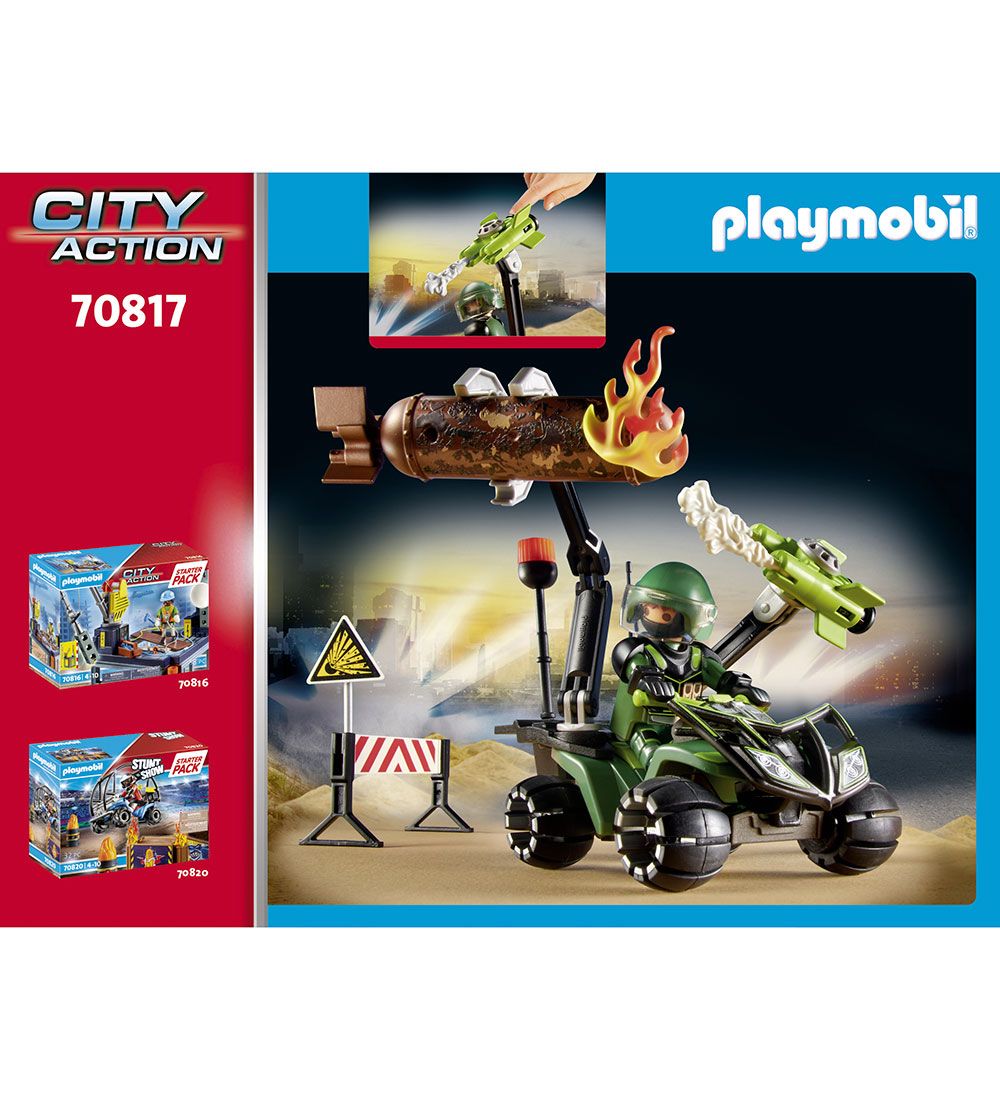 Playmobil City Action - Starter Pack Politi: Faretrning - 70817