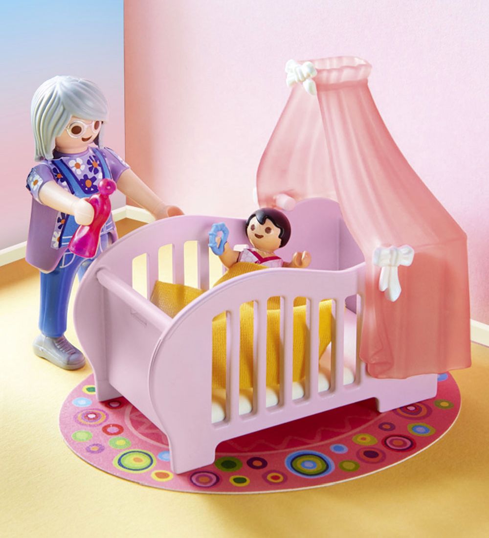 Playmobil Dollhouse - Babyværelse - 70210 - 43 Dele