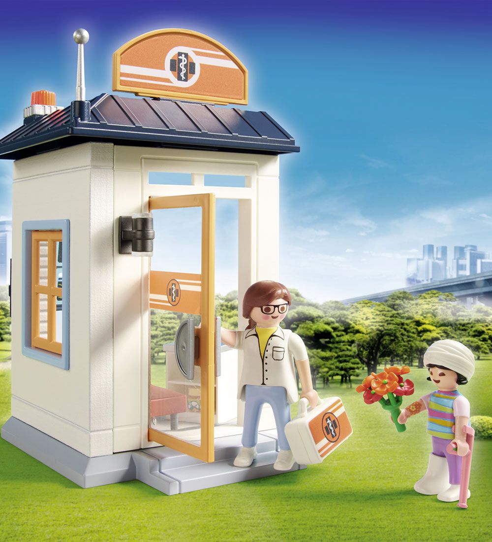 Playmobil City Life - Starter Pack Børnelæge - 70818 - 57 Dele