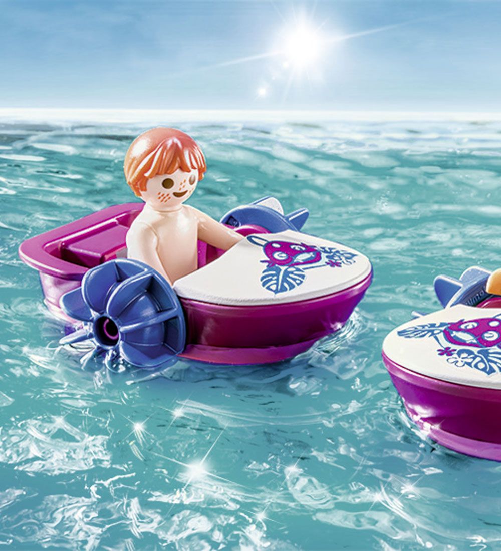 Playmobil Family Fun - Robådsudlejning Med Saftbar - 70612 - 91