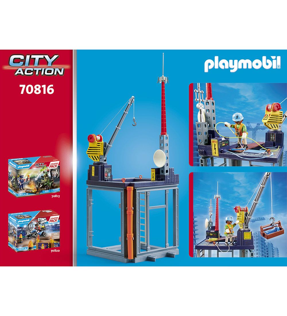 Playmobil City Action - Starter Pack Byggeplads Med Hejsespil -