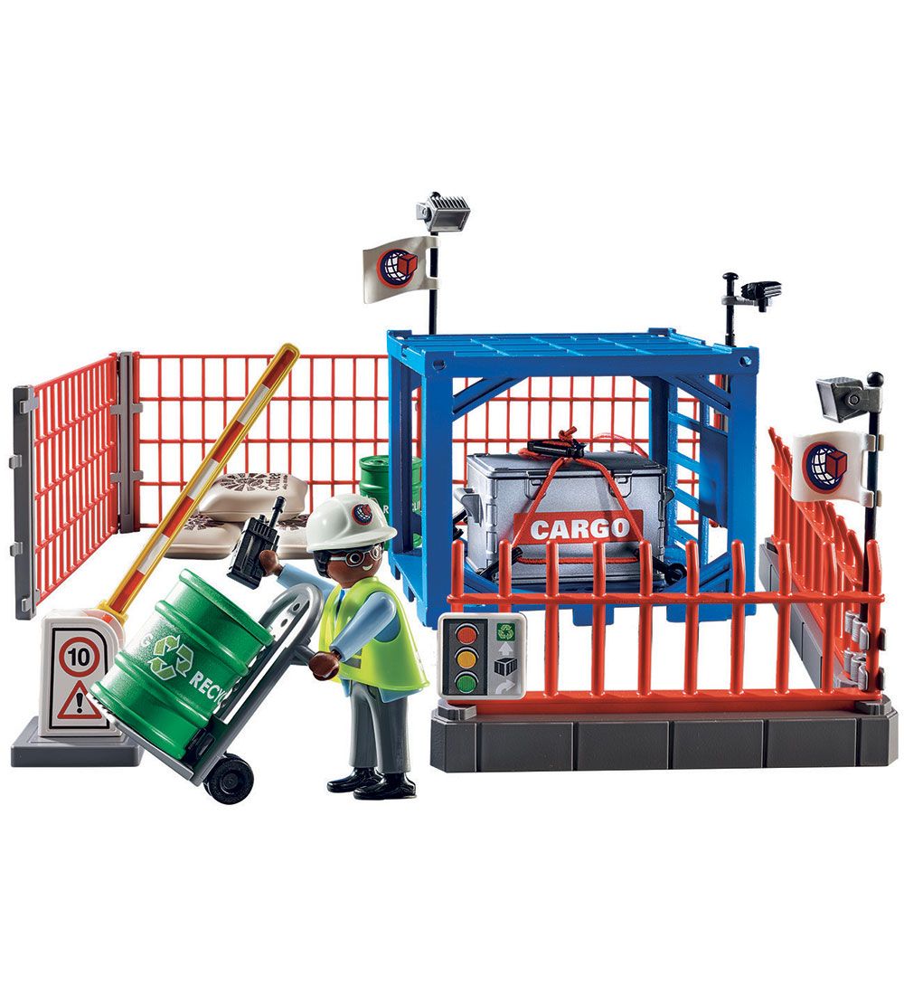 Playmobil City Action - Opbevaring Af Gods - 70773 - 61 Dele