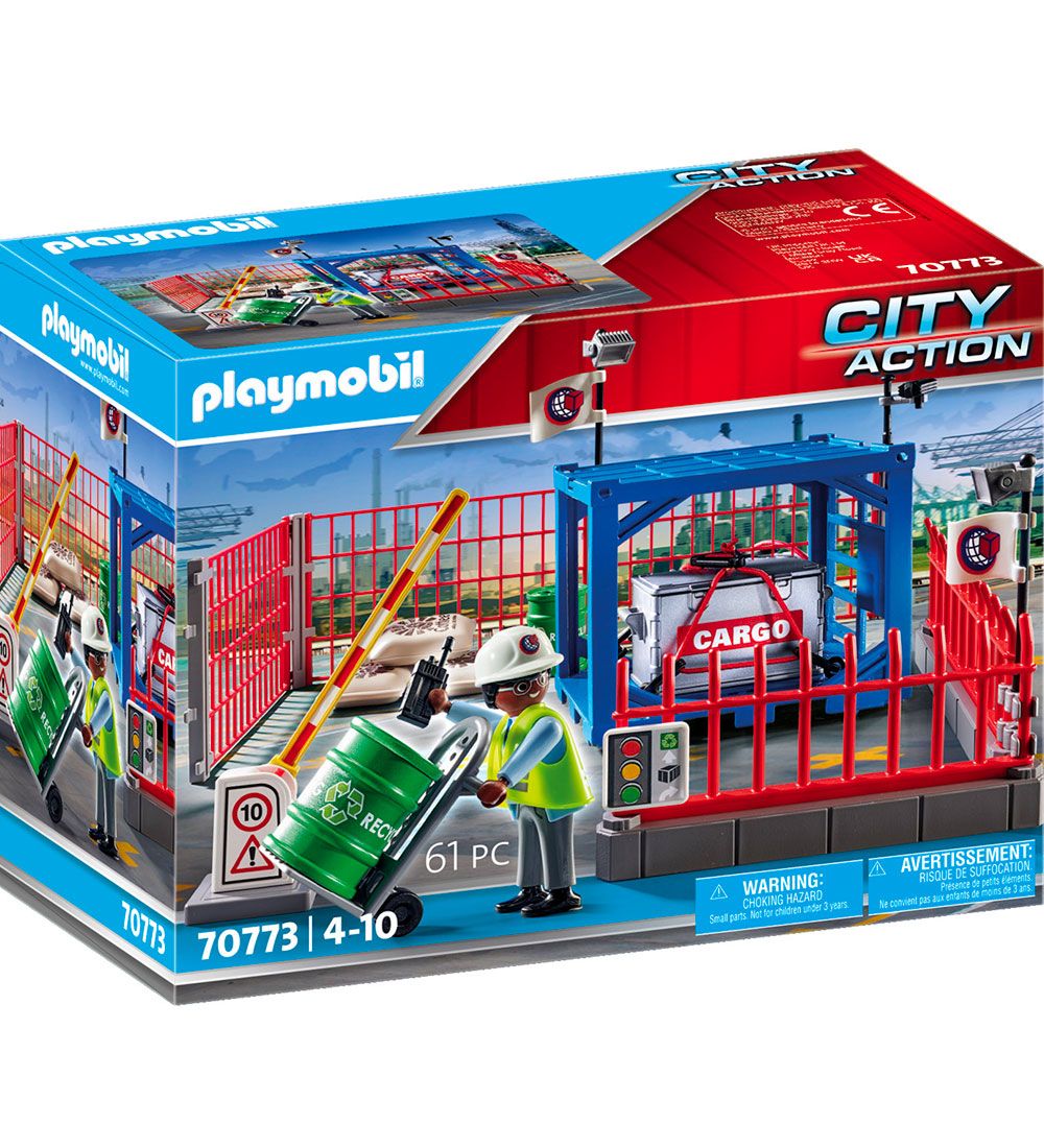 Playmobil City Action - Opbevaring Af Gods - 70773 - 61 Dele