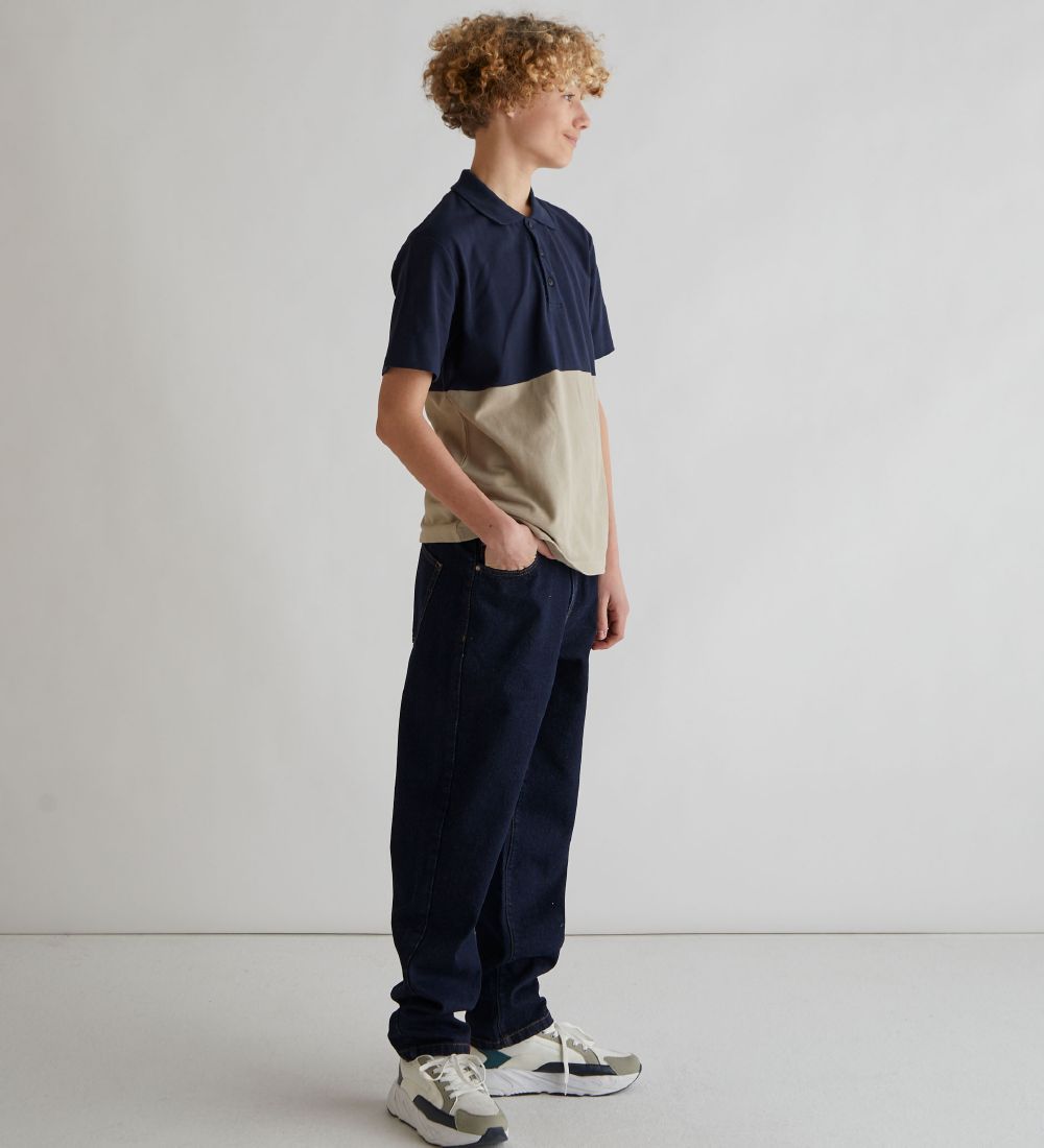 Grunt Polo T-shirt - Darko Polo Pique - Navy