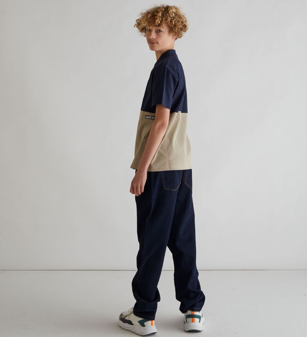 Grunt Polo T-shirt - Darko Polo Pique - Navy