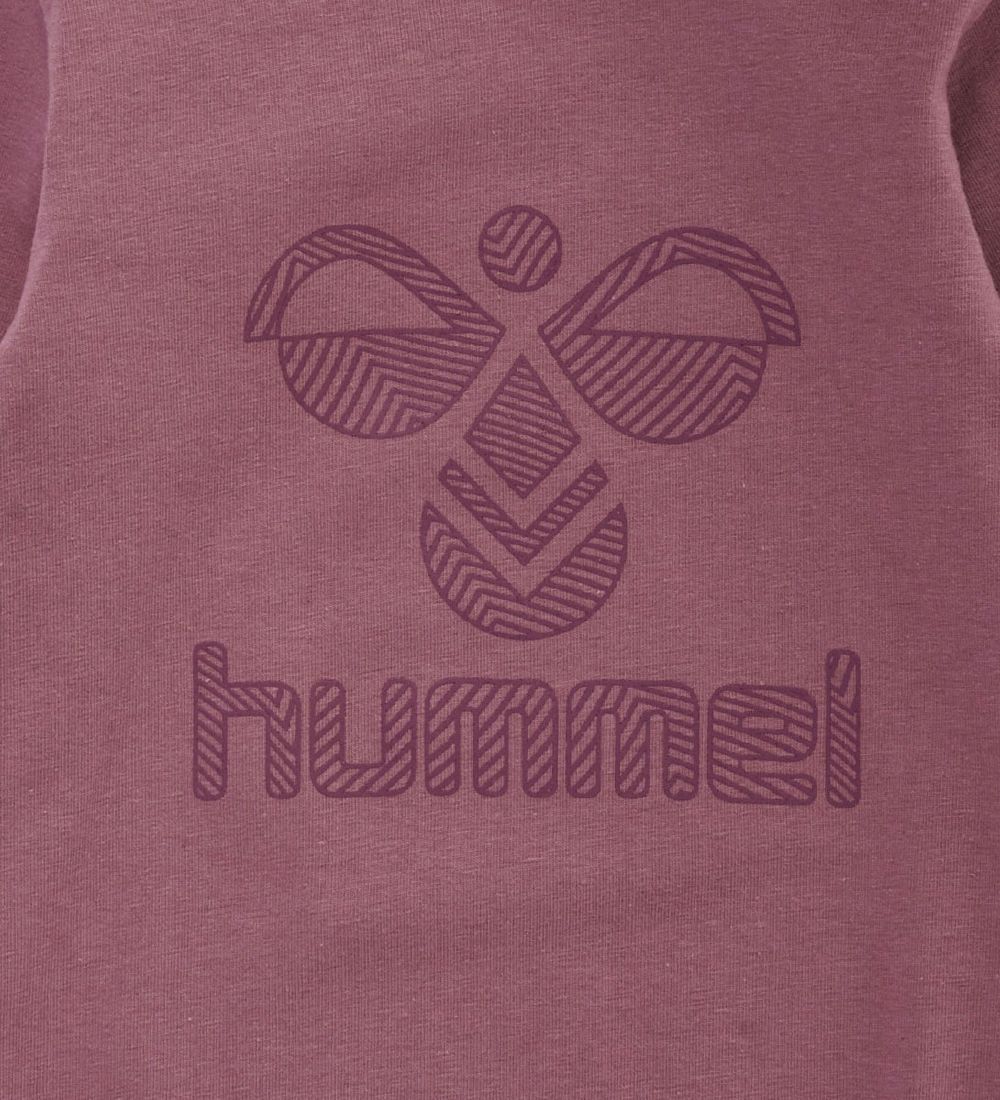 Hummel Body l/ - hmlFastwo - Tulipwood m. Logo