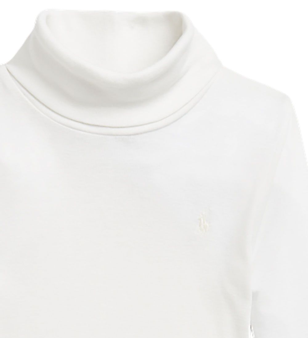 Polo Ralph Lauren Bluse m. Rullekrave - Classics V - Hvid