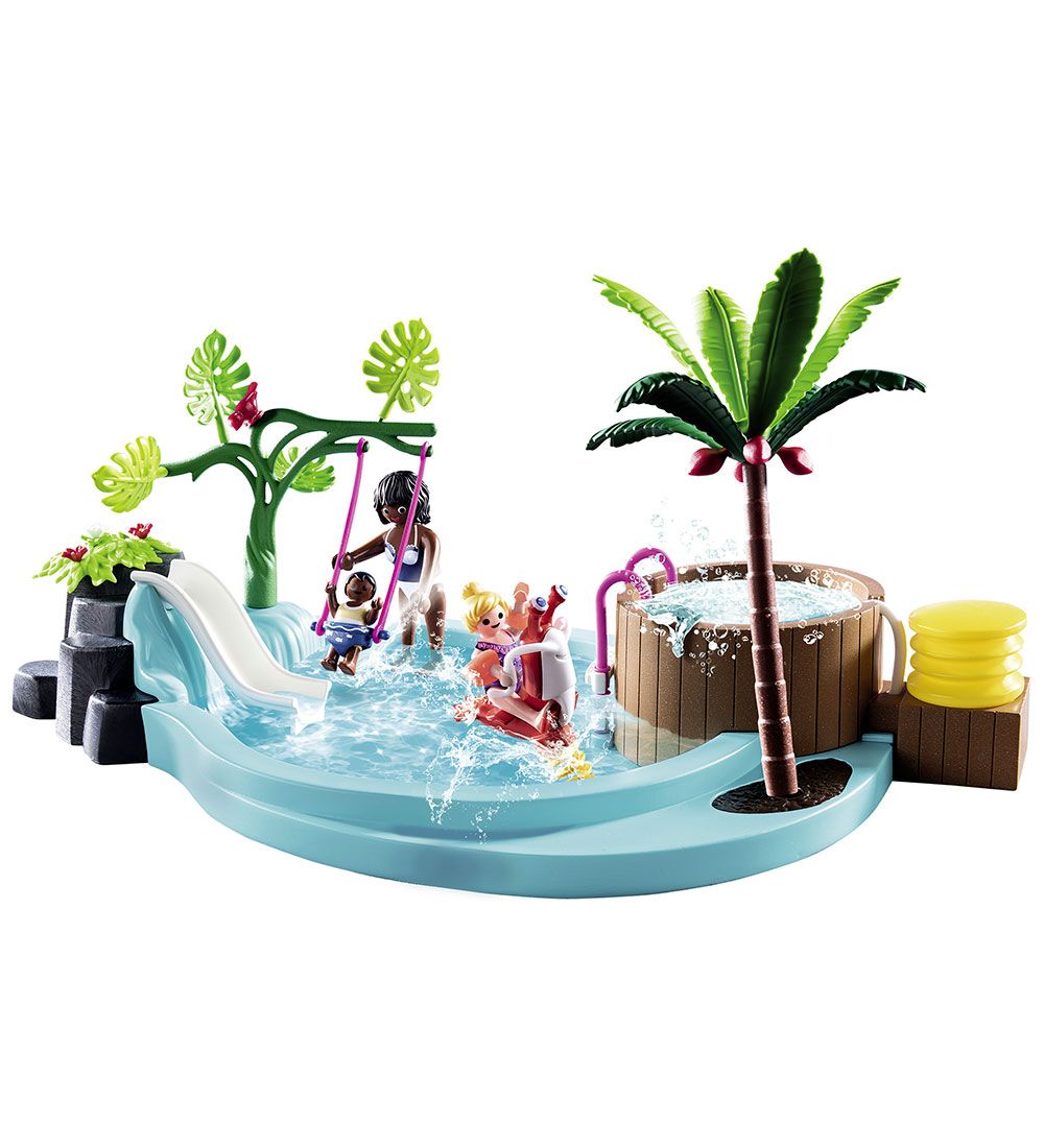 Playmobil Family Fun - Brnebad Med Boblebad - 70611 - 42 Dele