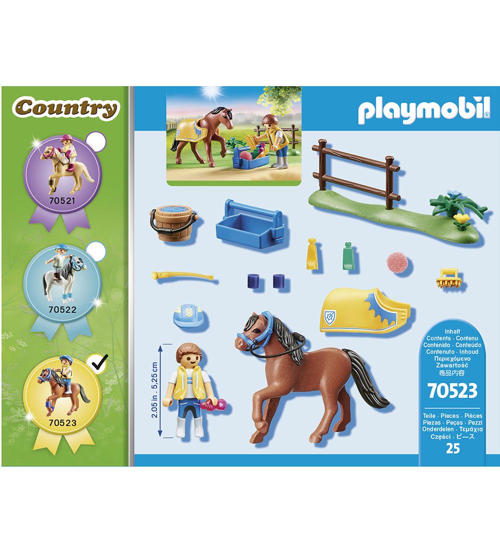 Playmobil Country - Welsh-pony Samlerobjekt - 70523 - 25 Dele