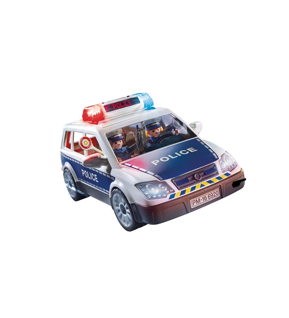 Playmobil City Action - Politipatrulje Med Lys Og Lyd - 6920 - 3