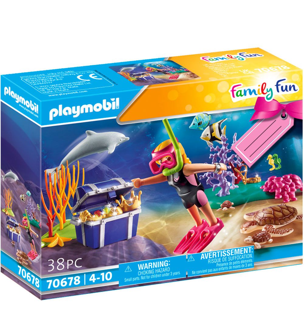 Playmobil Family Fun - Gavest "Skattedykker" - 70678 - 38 Dele