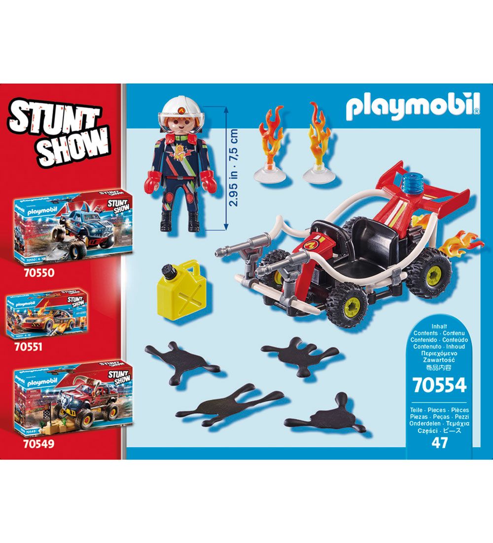 Playmobil Stuntshow - Brandvsensquad - 70554 - 47 Dele