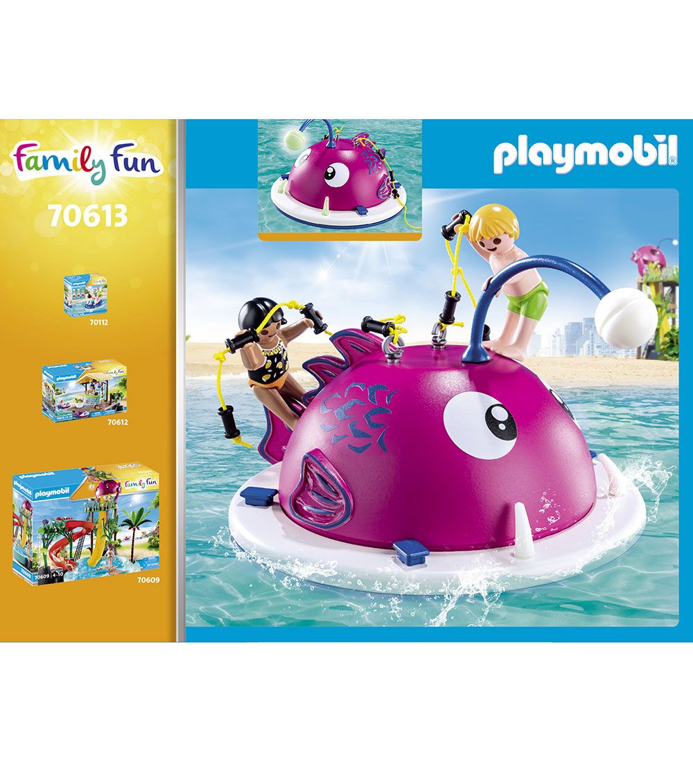 Playmobil Family Fun - Klatre-svømmeø - 70613 - 24 Dele