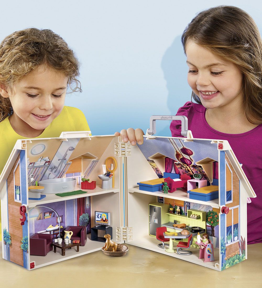 Playmobil Dollhouse - Mit Tag-med-dukkehus - 70985 - 64 Dele